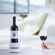 DDH Refrigeratore elettronico per Bottiglie, Portatile, Mini frigo, Raffreddamento rapido, per casa e Viaggi-White