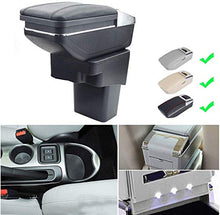 Armrest for N ISSAN Juke ESQ 2014-2017 BRACCIATORE ARRONREST Scatola Auto Console Console Braccio Braccio Rest Porta in BUSINO in LED (Color : Grey)