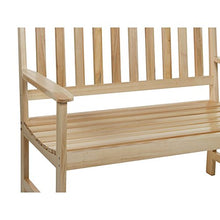 BigBuy Garden - Panca in legno di piombo, misura unica
