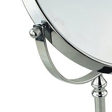 Beddingleer, specchio da trucco a doppio lato con lato ingrandente, 20,3&nbsp;cm, ingrandimento 1x e 10x