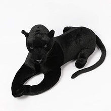 Yfkjh - Bambola di peluche con leopardo nero, 40 cm