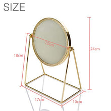 Dawoo Specchio Da Toeletta Dorato Per Specchiera Per Il Salone Di Bellezza Della Camera Da Letto