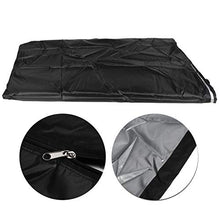 Fodera per sedia, copertura per sedia a dondolo sospesa da giardino impermeabile per esterni, nera 230x200cm