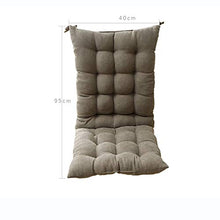 Cuscino Per Sedia Con Schienale Alto Per Interni Esterni Giardino, Per Sedia A Dondolo, Imbottiture Spesse Per Chaise Longue, Altalena, Panca, Divano, Poltrona Reclinabile,Beige,40x95cm