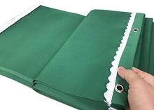 Tenda Sole Vertigo da Esterno Giardino Balcone Verde Unito Impermeabile e Idrorepellente - Cm. 150 x 300