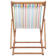 Tidyard- Sdraio Pieghevole, Lettino Prendisole in Tessuto Multicolore