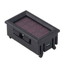 SaySure - LED Digital Volt DC 4.5-30V 0-50A Dual Red Meter Ammeter