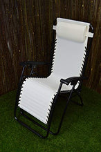 Hamble Distribution Ltd Pieghevole Poltrona textilene Giardino Sedia Beige