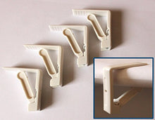 Fermatovaglia bianca in plastica, fissaggio da tavolo, clip per tovaglie, 50 pezzi