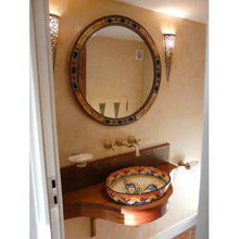 Ynes Cerames - Lavabo messicano, 44 x 35,5 x 15 cm, stile messicano