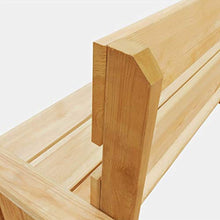 FAMIROSA Panchina da Giardino 160 cm in Legno di Pino Impregnato
