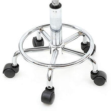 ZXYDD - Sgabello da Salone Regolabile con Schienale Nero, per Parrucchiere, Manicure, Tatuaggi, Terapia di Bellezza, Centro Benessere