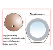 WM HD Specchio di ingrandimento Mini Luce Rotonda Bellezza LED Specchio Trucco Specchio Specchio - 11.5