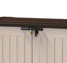 Keter Store It Out Max - Porta Attrezzi, Beige/Marrone, 1.200 Litri, 145.5 x 82 x 125 cm