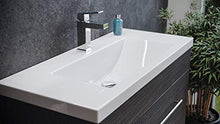 Mobile bagno Mars 800 SlimLine con specchio a LED antracite venato