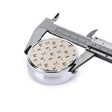 Scatola rotonda per medicina portatile, mini portapillole in metallo, dispenser per pillole, borsa da tasca, regalo da viaggio, beagles at play
