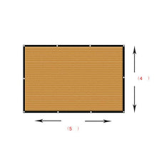DishyKooker - Rete per ombreggiatura da giardino, per casa, balcone, giardino, protezione grassa, Beige, 4 * 5
