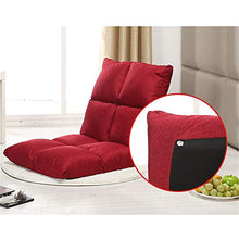 MICEROSHE Comodo Divano Sedia Cuscino Cuscino per Balcone Lazy CouchComputer Bed Waist Chair Sedie comode e Belle (Colore : Rosso, Dimensione : L:110 * 52 * 12cm)
