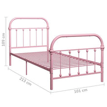 SKM Giroletto Rosa in Metallo 90x200 cm (17.1kg)