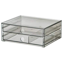 Ikea Godmorgon - Mini cassettiera con 2 cassetti, 23 x 19 x 9 cm, colore: Grigio fumo