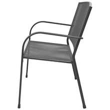 Ausla - Panche da giardino in stile industriale, 108 cm, per esterni