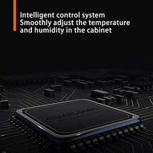 WLGQ Umidificatori per sigari per umidificatori, con Smart Touch e Sistema di Controllo Intelligente, con Risparmio energetico Dual-Core Dual-Core Silenzioso, Possono Contenere 300 sigari