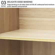 Armadio a 2 ante con 2 ante e 2 ante a 2 ripiani, in legno, 167 x 70 x 48 cm