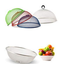 Hemoton Coperture per Alimenti in Rete Copertura per Alimenti in Acciaio Inossidabile Copertura per Rete Alimentare per Picnic All'aperto da 30 Cm