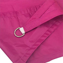 QYQS Rosa Vela Parasole Triangolare Rossa, Resistente Super Resistente, per Posto Auto Coperto da Giardino Patio Esterno, Vele Esterne per Ombra Impermeabile(Size:3x3x4.3m)