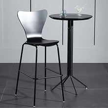 XIAOQIAO Sgabelli da Bar, sgabelli da Bar ad Altezza Fissa 75 cm, Sedia, Schienale ergonomico e Confortevole e Gambe in Metallo Resistenti e durevoli