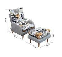 H-ei Sofà Pigro, Appartamento Piccolo Divano Sedia Balcone Sdraio da Letto reclinabile Sedia (Color : B)