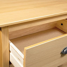 vidaXL Credenza Hill 125x40x80 cm Legno Massello di Pino