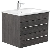 Mobile bagno con lavabo Villeroy & Boch Venticello 65cm antracite venato