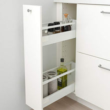 METOD base armadio/estraibile int raccordi 20x61.6x88 cm bianco/Veddinge bianco