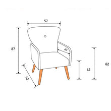 MYS-Sofas C-K-P Divano Lazy, Sala da Pranzo, Divano Divano Singolo Divertimento, Divano Piccolo, Divano Balcone Piccola Stanza da Letto (Colore : Grigio Chiaro)