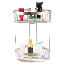 Tarente Multipurpose Doppio Strati di stoccaggio Angolo scaffale for scaffale Organizzatore da Bagno