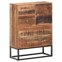 vidaXL Credenza 65x30x90 cm in Legno Grezzo di Acacia