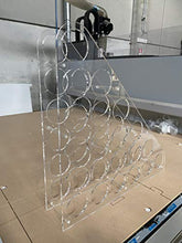 Portabottiglie di vino in plexiglass - 21 bottiglie