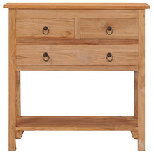 vidaXL Credenza 78x35x80 cm in Legno Massello di Teak