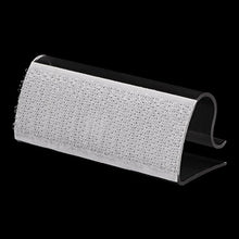 Manyo, Set di 12 clip per tovaglia in plastica trasparente con elastico