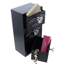 Li'Shay Jewelry - Mobile con 3 cassetti, motivo: "I Love Pretty Things