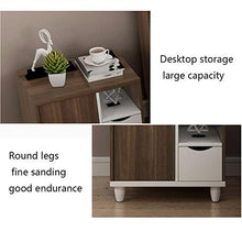 XXSHN Comodino Comodini alla Moda Fibra di Legno a Media densità Comodino Moderno per Camera da Letto Comodino Multifunzionale Armadietto Grande capacità Comodino (Colore: A)