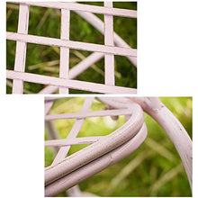 Creative LDF Panchine da Giardino, Vecchie Sedie in Metallo per Esterni in Ferro Battuto, Piccole Sedie Doppie per Balconi, Patio E Cortili, Parchi, Mobili da Giardino, 112x100x46cm
