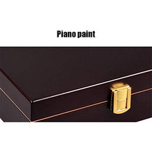 TGhosts Cigar Humidor, Fatto a Mano Cigar Humidor Cigar Box Desktop Box Humidor con igrometro e umidificatore Front-Mount Chiusura di Blocco