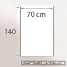 Linnea Royal Cresent Telo da Doccia, 70 x 140 cm, Colore Azzurro Cielo, 650 G/m²