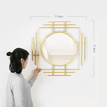 Nuovo Specchio da Ristorante Cinese/Specchio da Camino, Specchio da Soggiorno/Specchio Decorativo, Specchio da Parete sospeso (71,5 * 71,5 cm)