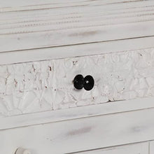 vidaXL Credenza Armadietto con Cassetti e Ante Mobiletto Decorativo Dispositivi Multimediali Bianco 140x40x74 cm Legno Massello Mango