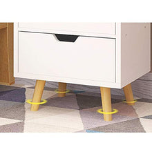 DGHJK Mobili per la casa, scaffale MDF Retro 2 cassetti Comodino Comodino, armadietti Multifunzione , Comodino , Bianco , 40 * 30 * 49 cm