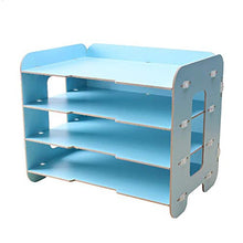 Schedario Classificatore Verticale Cartella del Desktop, Portariviste in Legno Scaffale per Cancelleria A più Piani, Forniture per Ufficio O Articoli per La Casa (Size : #2)