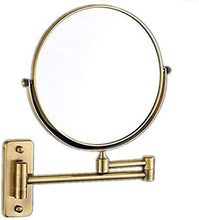 HCMNME - Specchio da bagno a LED, impermeabile, per bagno, telescopico e da barba, per hotel
